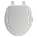 Bemis Mfg.. WHT RND WD Toilet Seat 34EC 000